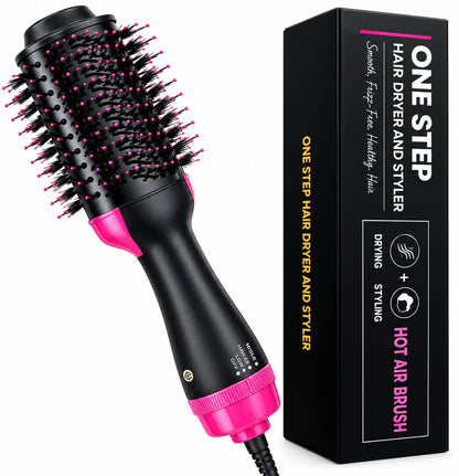 Hot Air Brush, One-Step Hair Dryer, and Volumizer Styler, Professional...
