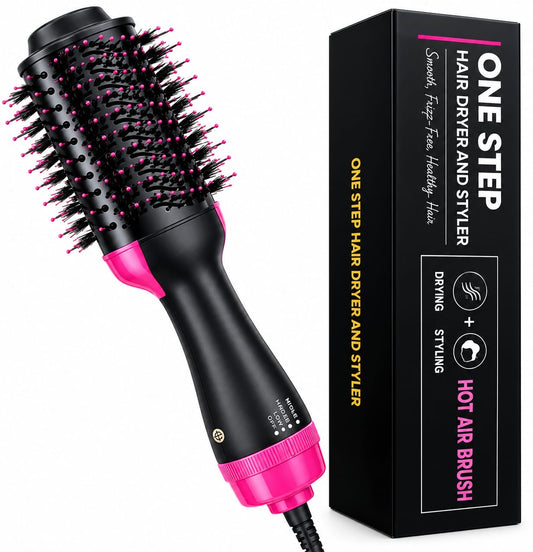 Hot Air Brush, One-Step Hair Dryer, and Volumizer Styler, Professional...