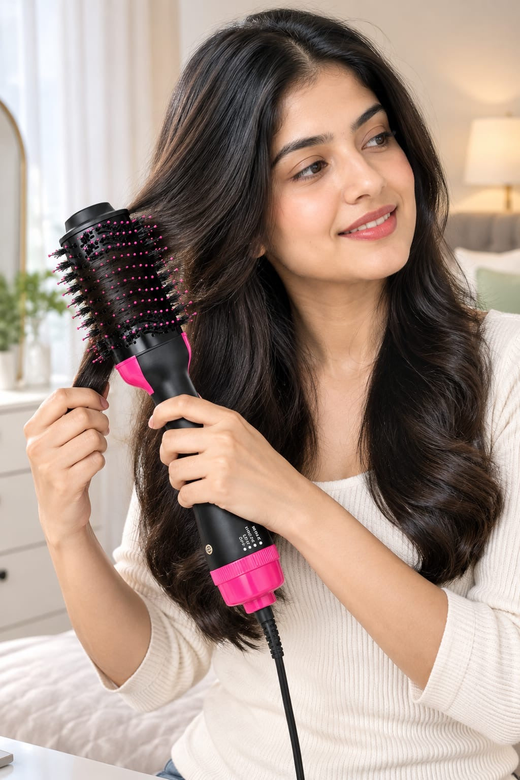 Hot Air Brush, One-Step Hair Dryer, and Volumizer Styler, Professional...