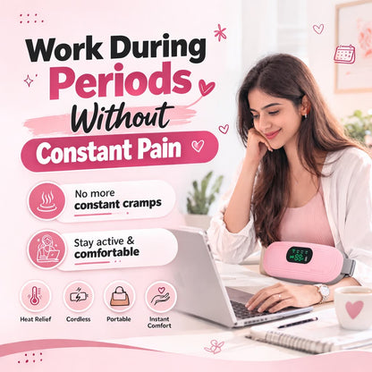 Period Cramp
Relief Massager & Heating Pad