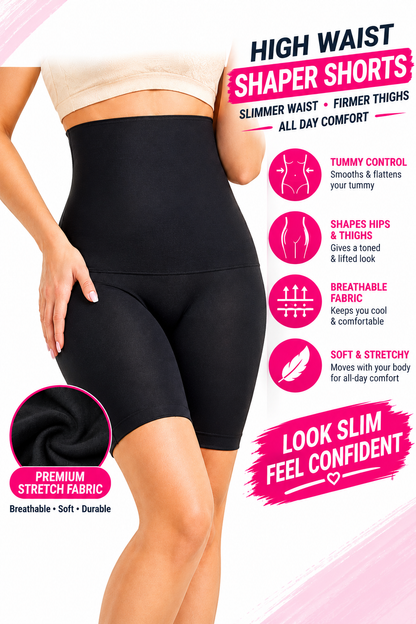 Womens High Waist Shapewear With Anti Rolling Srip