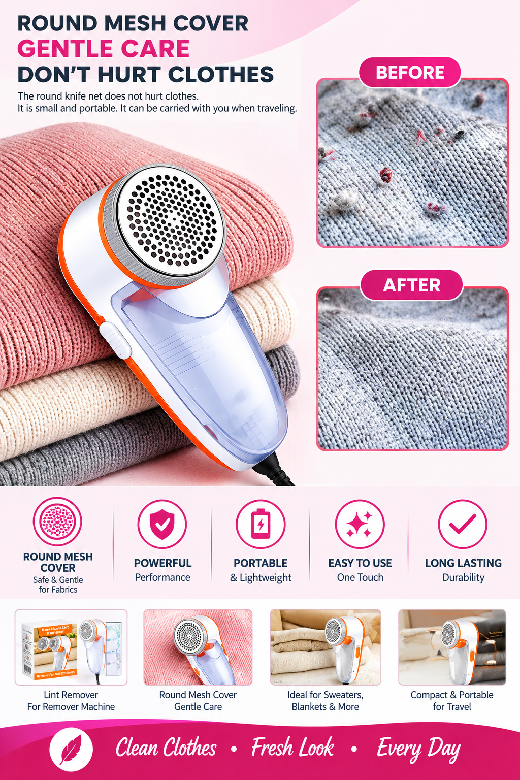Electric Lint Remover | Fabric Shaver